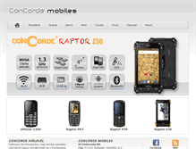 Tablet Screenshot of concordemobiles.com
